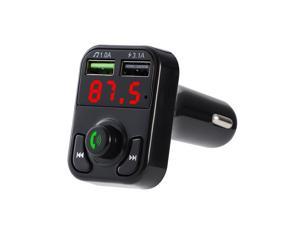 Car FM Transmitter Bluetooth-Compatible 5.0 Wireless Handsfree Car Audio Receiver MP3 Player USB Fast Charger Car Accessories