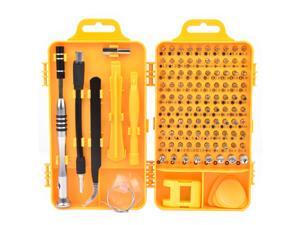 Precision Screwdriver Set, 112 in 1 Small Screw Driver Tool Kit, Professional Repair Tool Kit Plastic Screwdriver Toolbox, Yellow, 1 Set Precision Screwdriver Set, 112 in 1 Small Screw Driver Tool Kit, Professional Repair Tool Kit Plastic Screwdriver Toolbox, Yellow, 1 Set