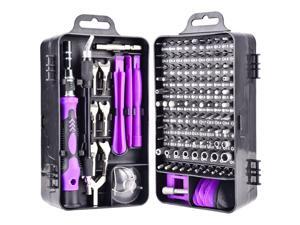 Precision Screwdriver Set, 135 in 1 Small Screw Driver Tool Kit, Professional Repair Tool Kit Plastic Screwdriver Toolbox, Black Purple, 1 Set Precision Screwdriver Set, 135 in 1 Small Screw Driver Tool Kit, Professional Repair Tool Kit Plastic Screwdriver Toolbox, Black Purple, 1 Set