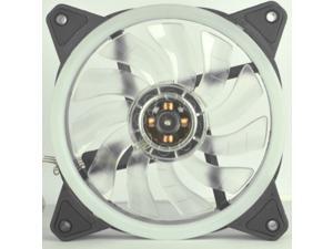 12cm Case Fan, LED Yellow 11-Blade Radiator Fan, Computer PC Chassis CPU Cooling Fan CPU Cooler, 1 Pcs 12cm Case Fan, LED Yellow 11-Blade Radiator Fan, Computer PC Chassis CPU Cooling Fan CPU Cooler, 1 Pcs
