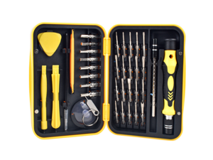 Precision Screwdriver Set, 38 in 1 Small Screw Driver Tool Kit, Professional Repair Tool Kit Plastic Screwdriver Toolbox, Yellow, 1 Set Precision Screwdriver Set, 38 in 1 Small Screw Driver Tool Kit, Professional Repair Tool Kit Plastic Screwdriver Toolbox, Yellow, 1 Set