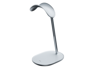 Benks - Premium Headset Stand Headphone Holder Benks Stand with Electroplated Stainless Steel Shaft Silicone Anti-Slip Bottom for All Headphones (Silver White) Benks - Premium Headset Stand Headphone Holder Benks Stand with Electroplated Stainless Steel Shaft Silicone Anti-Slip Bottom for All Headphones (Silver White)