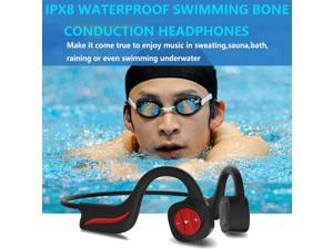 Waterproof Bone Conduction Headphones for Swimming,IPX8 Open-Ear 16GB MP3 Player Wireless Bluetooth Sports Swimming Headphones with Noise Cancelling MIC for Cycling,Hiking,Diving,Swimming,Running,Gym Waterproof Bone Conduction Headphones for Swimming,IPX8 Open-Ear 16GB MP3 Player Wireless Bluetooth Sports Swimming Headphones with Noise Cancelling MIC for Cycling,Hiking,Diving,Swimming,Running,Gym