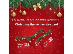 Low speed 8GB  Micro SD Card Read Speed Up to 60MB/s TF Card memory card for samrt phone and table PC Camera Drone,Christmas theme memory card