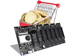 BTC-T37 Miner Motherboard CPU Set 8 Video Card Slot DDR3 Memory Integrated VGA Low Power Consumption Exquisite