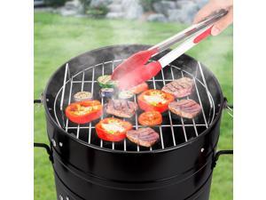15 in. Sougem Portable Charcoal Grill with Smoker
