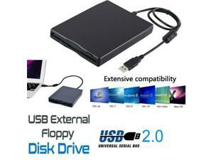 UKCOCO 3.5 Inch USB 2.0 Portable External Floppy Disk Drive 1.44Mb Reader PC Laptop FDD for window Black UKCOCO 3.5 Inch USB 2.0 Portable External Floppy Disk Drive 1.44Mb Reader PC Laptop FDD for window Black