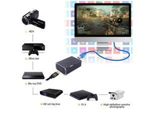 UKCOCO Audio Video Capture Card, USB3.0 HDMI Video Capture Device, Full HD 1080P 60FPS for Game Recording, Live Streaming Broadcasting,compatible with Windows, Linux and OS X-Black UKCOCO Audio Video Capture Card, USB3.0 HDMI Video Capture Device, Full HD 1080P 60FPS for Game Recording, Live Streaming Broadcasting,compatible with Windows, Linux and OS X-Black