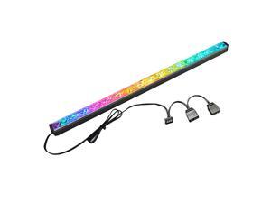 UKCOCO ARGB LED Strip Magnetic Aluminium Alloy Light Bar for Computer Case With 5V 3-pin ARGB LED and 4-pin Header 280MM UKCOCO ARGB LED Strip Magnetic Aluminium Alloy Light Bar for Computer Case With 5V 3-pin ARGB LED and 4-pin Header 280MM