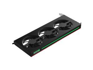UKCOCO Graphic Card Cooler 3*80mm PWM Fan WIth Led Frame,Support ASUS Aura SYNC/MSI Mystic Sync/ASROCK Aura RGB/GIGABYTE RGB Fusion (12V 4 Pin Addressable headers)