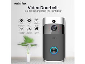 HOMEMAXS Smart Home Wireless WiFi Video Doorbell Visible Remote Two-way Video Phone Intercom HD IR Night Vision Home Security Camera HOMEMAXS Smart Home Wireless WiFi Video Doorbell Visible Remote Two-way Video Phone Intercom HD IR Night Vision Home Security Camera