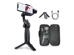 FUNSNAP Capture 2s combo-Handheld 3-Axis Smartphone Gimbal, Stabilizer with Grip Tripod for iphone 12 11 Pro Max X XR XS, Estabilizador de Celular with Sport Inception Mode Face Object Tracking