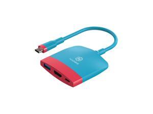 Switch Dock for Nintendo Switch, Hagibis Portable TV Dock Charging Docking Station with HDMI and USB 3.0 Port Replacement Base Dock Set Type C to HDMI TV Adapter for NS MacBook Pro Air Samsung Switch Dock for Nintendo Switch, Hagibis Portable TV Dock Charging Docking Station with HDMI and USB 3.0 Port Replacement Base Dock Set Type C to HDMI TV Adapter for NS MacBook Pro Air Samsung