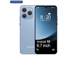 GAMAKOO G14 Android Cell Phones Dual SIM 64GB4GB 652 HD Display  OctaCore  4000mAh Long Battery  Android 100  Cheap 4G Unlocked Smartphone Blue