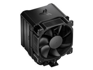 JONSBO HX6210 High Performance Air Cooler for ITX, TDP 210W ,6 Heatpipes 46 Widened Fin, Intel LGA 115X/2011/2066, AM4, German " Silicone Grease ", FDB,  H: 125mm , 9cm Fan,  Magnetic Top Cover, Black