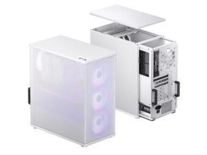 JONSBO VR4 WHITE ATX Mid Tower Computer Case ,Mesh ATX case, Pull-out Liner Design, Support 240/280 /360 liquid Cooling, GPU support 320~345 mm