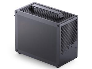 JONSPLUS Z20 Mesh BLACK Micro-ATX Computer Case,with Detachable Carrying handle , Mini Size, High-performance Hardware Compatible, Support 240AIO, H160mm Cooler, Mesh Sides Panel,Black