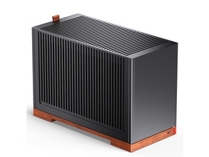 JONSBO T9 Mini ITX PC Case,SFF Tool-free Mesh Desktop Case,A4 Compartment Structure,Black Walnut Solid Wood Base,3 levels Adjustable for MB,4mm AL,SP SFX100mm/GPU202mm-310mm, With 5.0PCI-E Cable,Black JONSBO T9 Mini ITX PC Case,SFF Tool-free Mesh Desktop Case,A4 Compartment Structure,Black Walnut Solid Wood Base,3 levels Adjustable for MB,4mm AL,SP SFX100mm/GPU202mm-310mm, With 5.0PCI-E Cable,Black