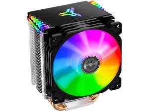 JONSBO CR1400 ARGB CPU Cooler H126mmAir Cooling Tower Radiator Desktop PC AM4AM5 heatsink 4 Copper Heatpipes for AMD Intel LGA17001200115X  92mm Addressable RGB Fan CPU Cooling Black