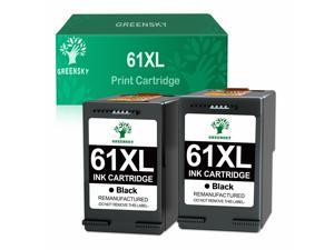 2x 61XL Ink Cartridges For HP 61 Officejet 2620 4630 4632 4635 8040 8045 Black