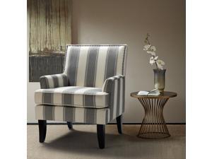 Jayden Creation Herrera Armchair with gorgeous pattern and nailhead trim for bedroom, living room, office or any vacation spots