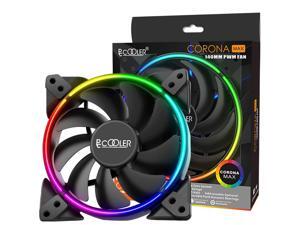 140mm Fan Moonlight Series, PC-M140 RGB LED PWM Fan with Duo-Side Halo - SilentPro 9 Fan Blade - Hydraulic Bearing - High Performance Cooling Computer Case Fan 140mm Fan Moonlight Series, PC-M140 RGB LED PWM Fan with Duo-Side Halo - SilentPro 9 Fan Blade - Hydraulic Bearing - High Performance Cooling Computer Case Fan