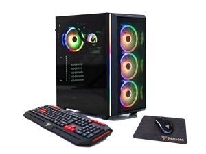 Gigatech Gaming Omega 3 Gaming Desktop - Core i5-12400 6-Cores 12-Threads 4.4GHz Boost - RTX 3060, 8GB DDR4 3200MHz, 1TB PCIe NVMe SSD, RGB, Windows 10