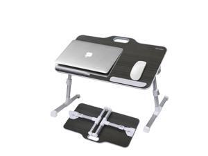 Laptop Desk Bed Tray Table, Kavalan Height & Angle Adjustable Sit and Stand Desk, Right & Left Handed Design Portable Laptop Table with Handle, Foldable for Laptop and Writing in Sofa Couch- Standard