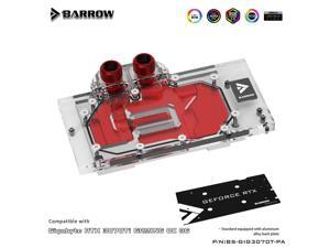 Barrow GPU Water Block , For Gigabyte 3070Ti GAMING OC 8G GPU Card , Full Cover Water Cooling With Backplate BS-GIG3070T-PA Barrow GPU Water Block , For Gigabyte 3070Ti GAMING OC 8G GPU Card , Full Cover Water Cooling With Backplate BS-GIG3070T-PA