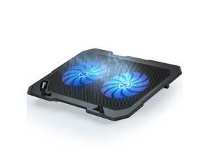 USB Cooling Big Fan Blue LED Light Cooler Pad Stand for 15" Laptop PC Notebook#1 