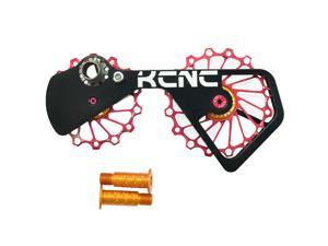 KCNC Road Oversized Pulley OSPW Cage For Shimano Ultegra/Dura Ace 6700/6770/6800/6870/7900/7970/9000/9070, Red, KOT32-R, SK2259