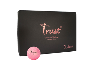 Trust Rosa,Urethane Covered, 3 Piece Golf Ball, Soft & Elasticity Feel, Green Side Control with Distance- Pink 1 Dozen