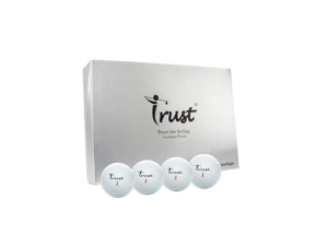 Trust Bison 4-Compression Experience Package, Urethane Covered Golf Ball, for the golfers who are not sure their swing speed-White 1 Dozen