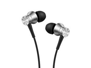 1MORE E1009-SV Piston Fit in-Ear Earphones Fashion Durable Headphones with 4 Color Options, Noise Isolation, Pure Sound, Phone Control with Mic for Smartphones/PC/Tablet, Silver