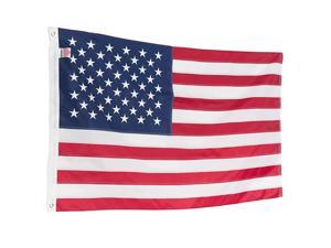 Flag 3x5 | 100 Guarantee | Heavy Duty | Embroidered Stars | Sewn Stripes | 210D Oxford Nylon | Quadruple Stitched Fly End | Brass Grommets for Easy Display | US Flag