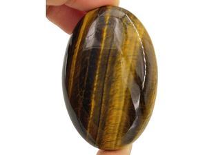Tigers Eye Worry Stones Natural Oval Palm Pocket Healing Crystal Massage Spa Energy Stone
