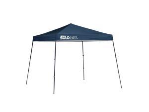 9 x 9 Solo Steel 50 Square Feet of Shade Slant Leg Outdoor PopUp Canopy Midnight Blue