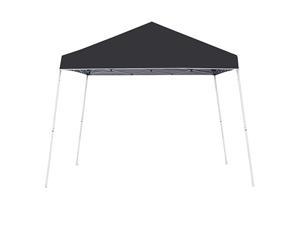 10 x 10 Angled Leg Instant Shade Canopy Tent Portable Shelter Black