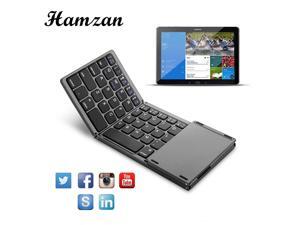 Mini Folding keyboard, Wireless Bluetooth Keyboard with Touchpad for Windows, , IOS For ipad Phone Tablet