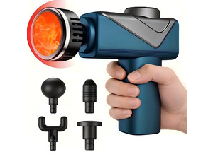 Massage Gun with Heat Compact Handheld Massager for Home