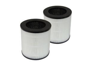 PUREBURG 2-Pack Replacement 3 IN 1 HEPA Filters Compatible with QUIETPURE Whisper Air Purifier