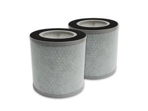 PUREBURG 2-Pack Replacement 3-IN-1 High-Efficiency HEPA Filters Compatible with Elechomes EPI236 Air Purifiers
