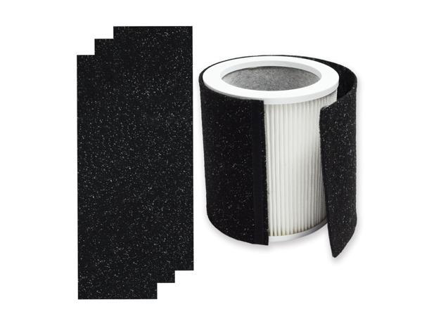 PUREBURG LV-PUR131 Replacement 1 HEPA Filter and 1 Carbon Pad Compatible  with Levoit Air Purifier LV-PUR131/ LV-PUR131S Part LV-PUR131-RF 