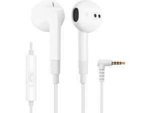 FEROX Wired Earbuds inEar Headphones 5 Year Warranty Earphones with Microphone Noise Isolation Corded for 35mm Jack Ear Buds for iPhone Samsung Computer Laptop Kids School Students