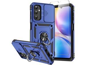 Galaxy A14 5G Phone Case Samsung Galaxy A14 5G Case with Screen Protectors and Camera Cover Military Grade 16ftDrop Tested Cover with Magnetic Kickstand Protective Case for Samsung A14 5G Blue