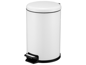 12 Liter / 3.1 Gallon Soft-Close Trash Can with Foot Pedal - Stainless Steel, Satin Nickel Finish