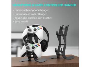 DOYO Controller Holder, Xbox One Controller headset Mount for PS5 / PS4 / XBOX SERIES X / XBOX ONE / NINTENDO SWITCH / PC / Headset, Headset Holder Universal Gamepad Gaming Controller Accessories