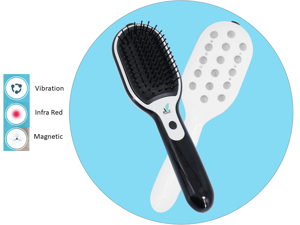Magnetic Hair Scalp Massager Comb, Smart Scalp Massager for Head Care Electric Massage Comb Brush for Women/Men Integrate With Magnetic Therapy and Infra Red with USB Rechargeable