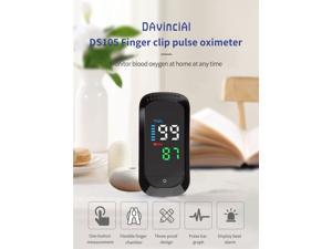 Fingertip Oximeter Pulse Oximeter Oxygen Saturation Meter SPO2 and PR Reading Blood Pressure Monitor. No Bluetooth. Black color.