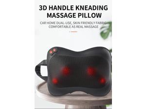 Back Massager, JDD Neck Massager with Heat, Electric Back Massager for Shoulder, Back, Leg, Deep Tissue Kneading Massage to Relief Muscles, Massage Pillow Gift for Mom/Dad/Women/Men